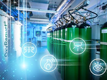 Brandschutz im Serverraum enviaTEL Stickstoffbasiertes Löschkonzept des Datacenter Leipzig der envia TEL