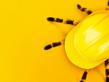 envia-TEL-Ausbaugebiete-B2B große Spinne wird von Bauhelm verdeckt